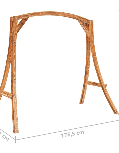 Загрузите изображение в средство просмотра галереи, Cadru de leagăn, lemn masiv curbat cu finisaj de tec Lando - Lando

