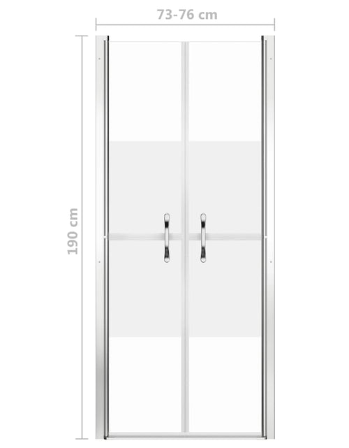 Загрузите изображение в средство просмотра галереи, Ușă cabină de duș, jumătate mat, 76 x 190 cm, ESG - Lando
