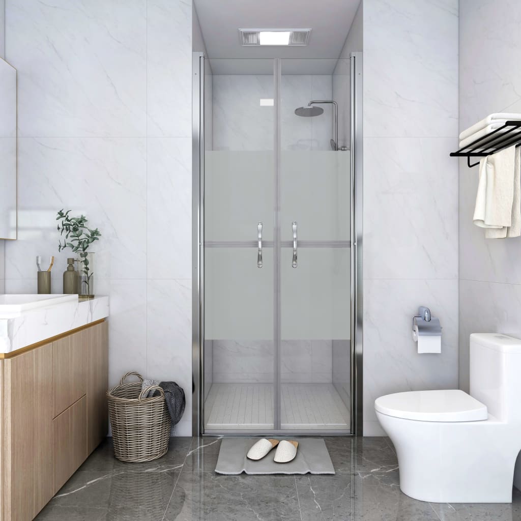 Ușă cabină de duș, jumătate mat, 81 x 190 cm, ESG - Lando