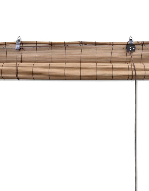 Încărcați imaginea în vizualizatorul Galerie, Jaluzele din bambus tip rulou, 2 buc., maro, 80 x 160 cm - Lando
