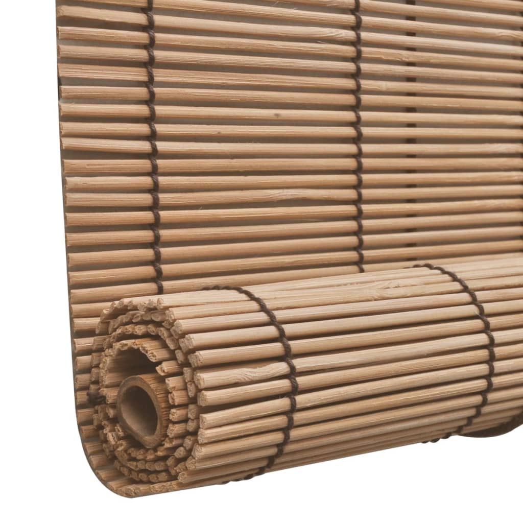 Jaluzele din bambus tip rulou, 2 buc., maro, 80 x 160 cm - Lando