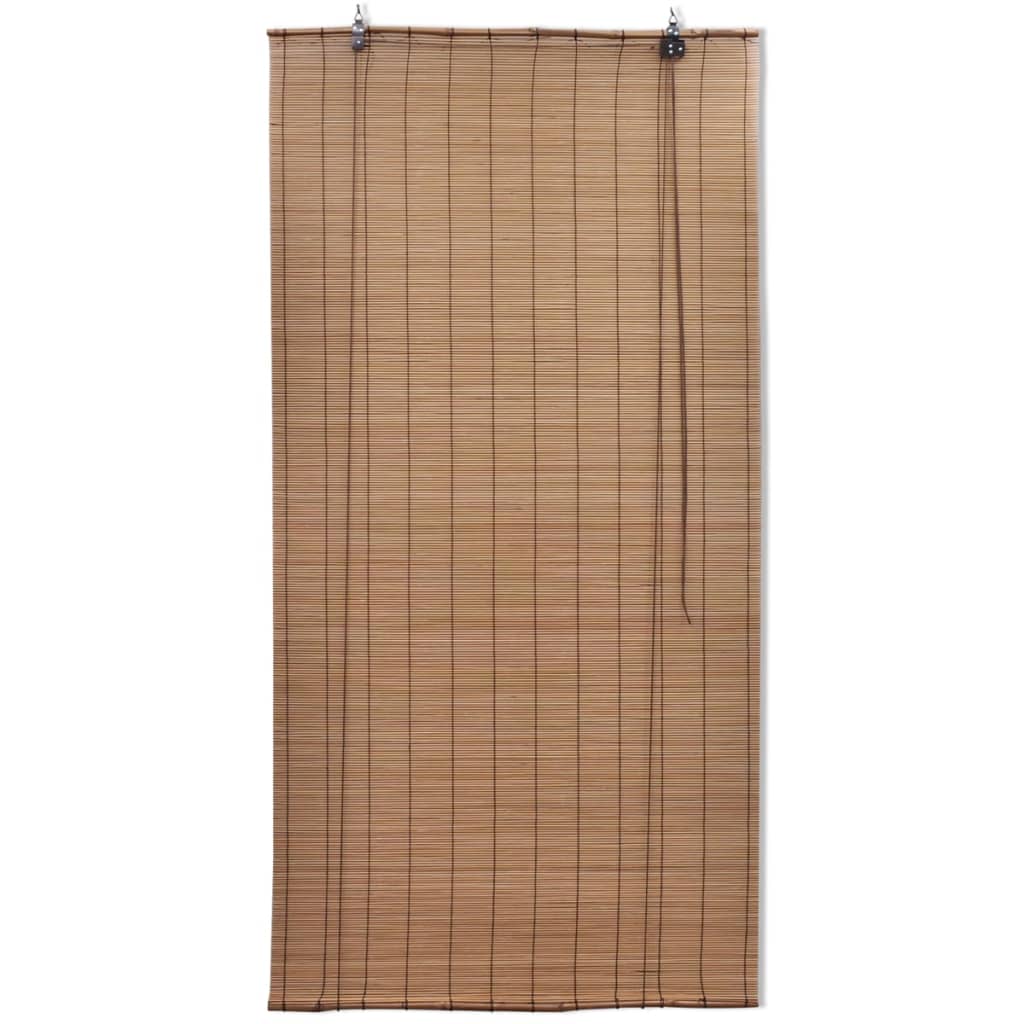 Jaluzele din bambus tip rulou, 2 buc., maro, 100 x 160 cm - Lando