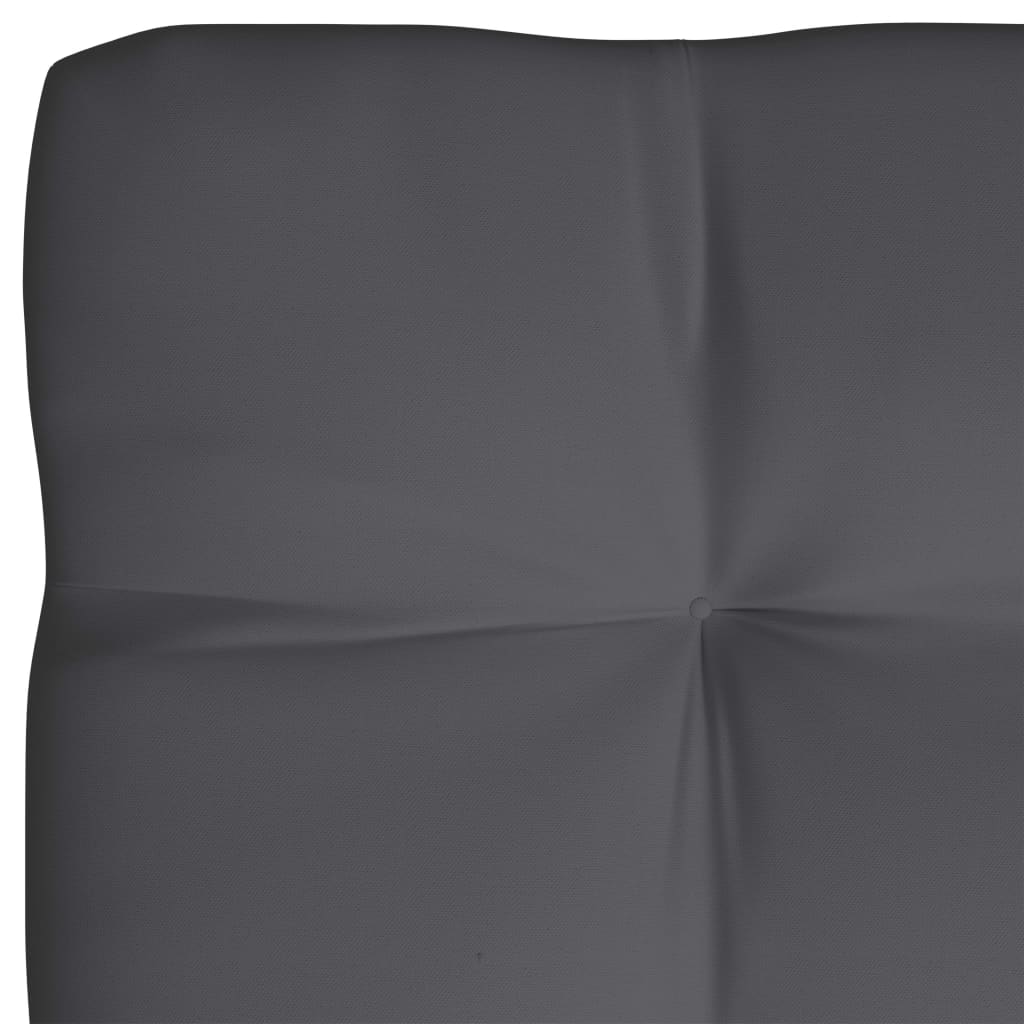 Pernă pentru canapea din paleți, antracit, 120 x 80 x 10 cm Lando - Lando