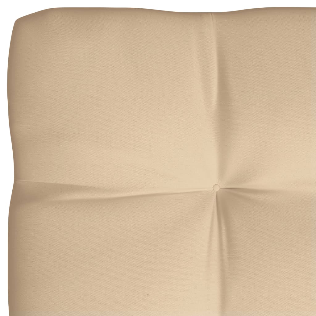 Pernă pentru canapea din paleți, bej, 120 x 80 x 10 cm Lando - Lando