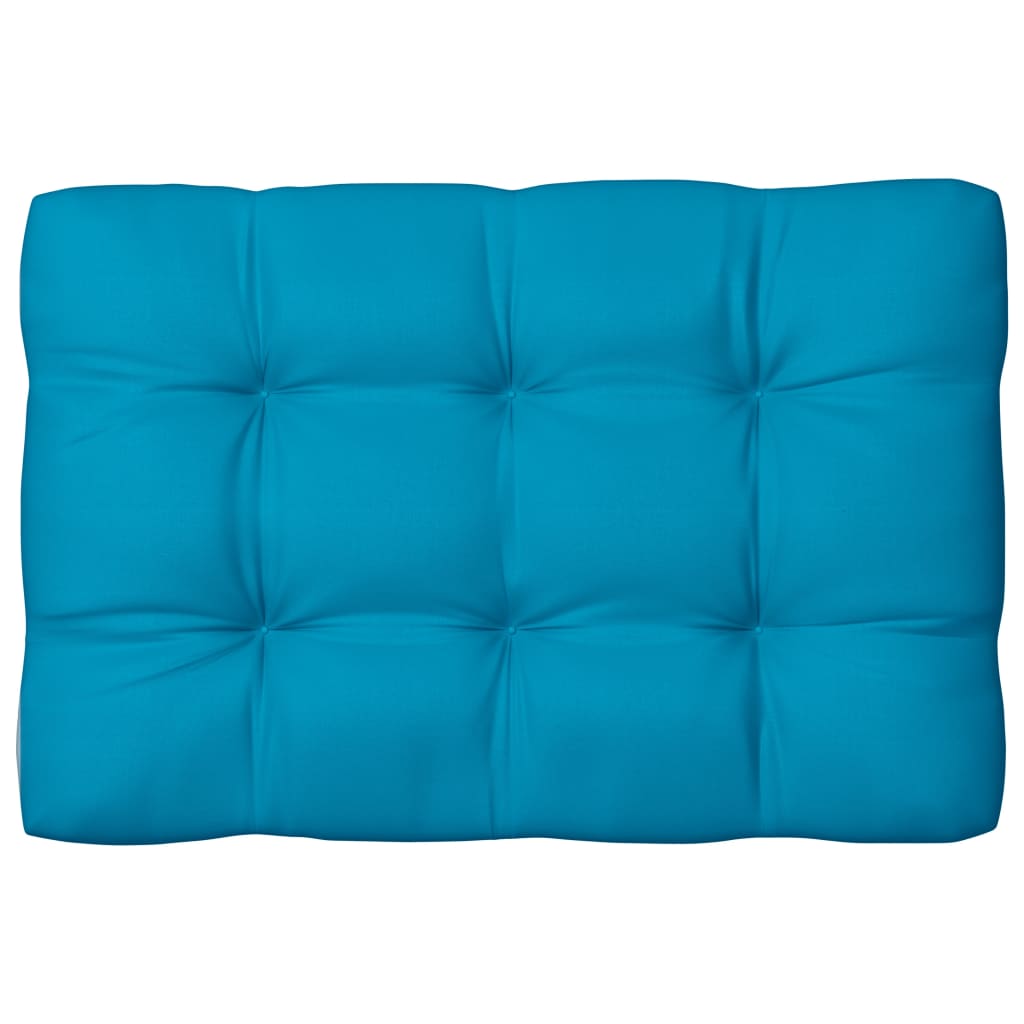 Pernă canapea din paleți, albastru, 120 x 80 x 10 cm Lando - Lando