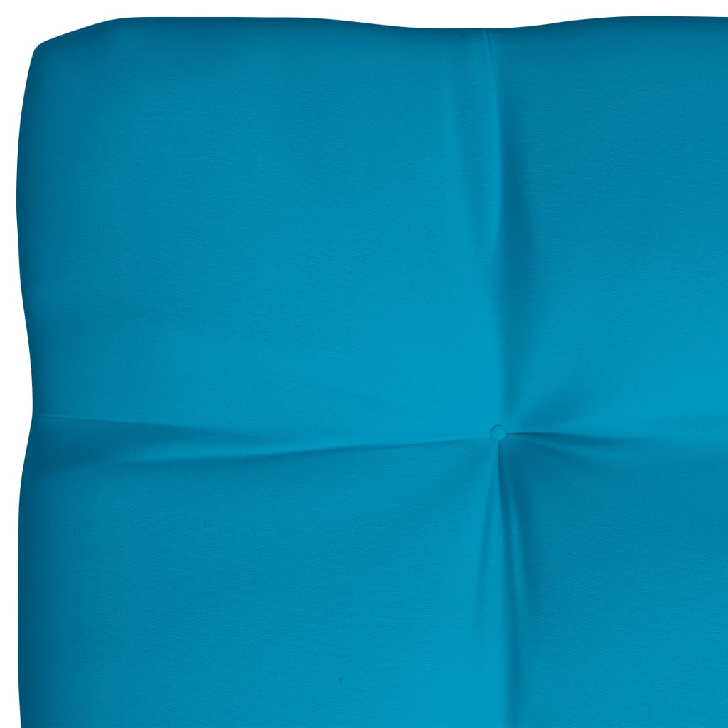Pernă canapea din paleți, albastru, 120 x 80 x 10 cm Lando - Lando