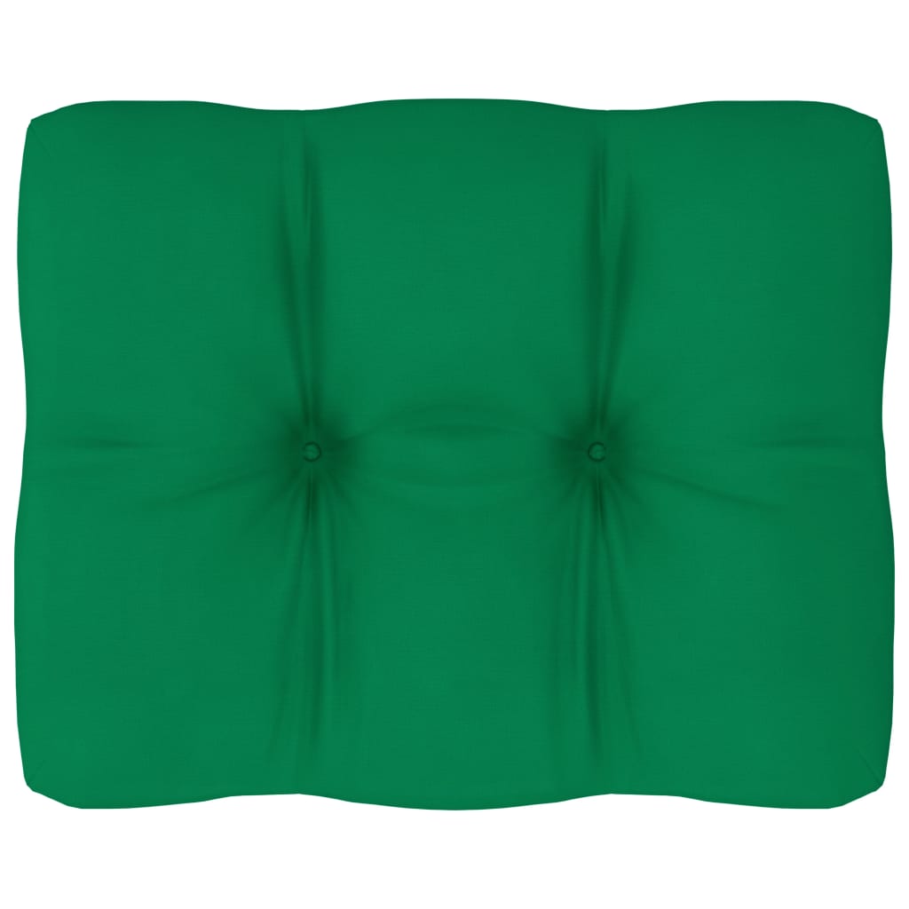 Pernă pentru canapea din paleți, verde, 50 x 40 x 10 cm Lando - Lando