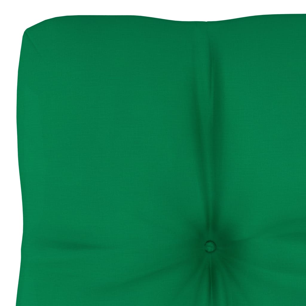 Pernă pentru canapea din paleți, verde, 50 x 40 x 10 cm Lando - Lando