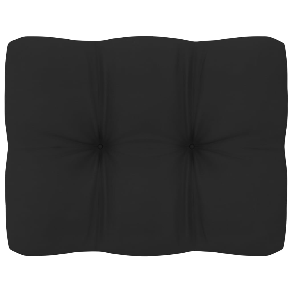 Pernă canapea din paleți, negru, 50x40x10 cm Lando - Lando