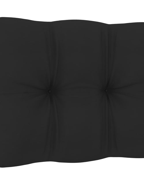Загрузите изображение в средство просмотра галереи, Pernă canapea din paleți, negru, 50x40x10 cm Lando - Lando
