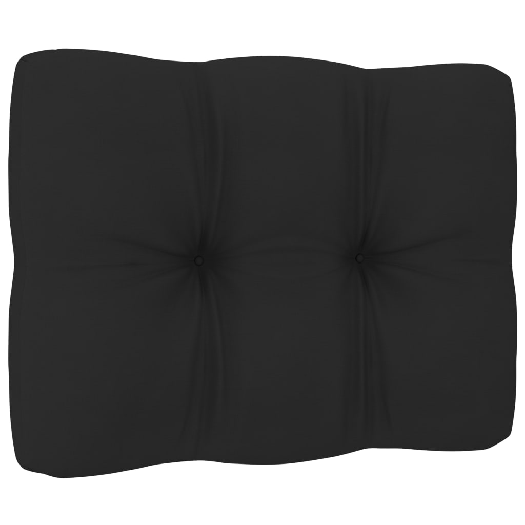 Pernă canapea din paleți, negru, 50x40x10 cm Lando - Lando