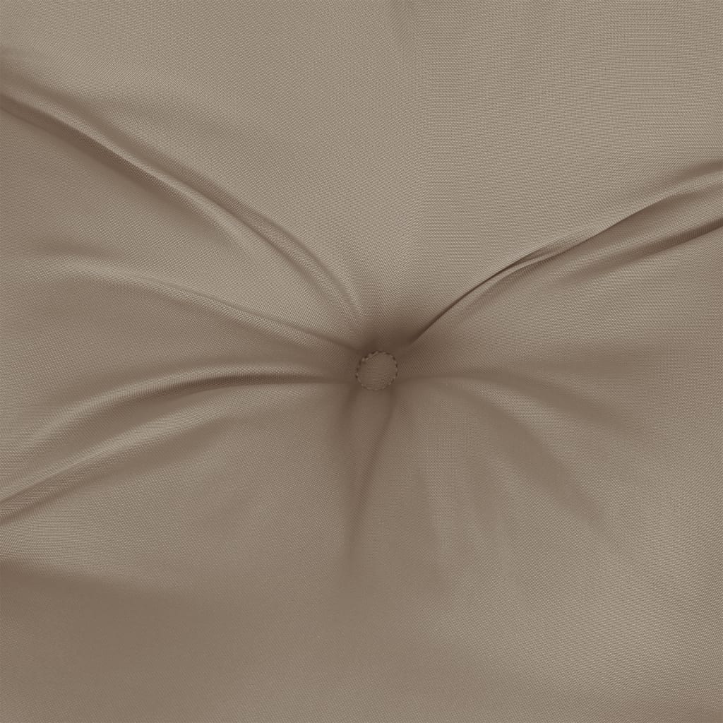 Pernă de paleți, gri taupe, 50x40x10 cm, material textil - Lando
