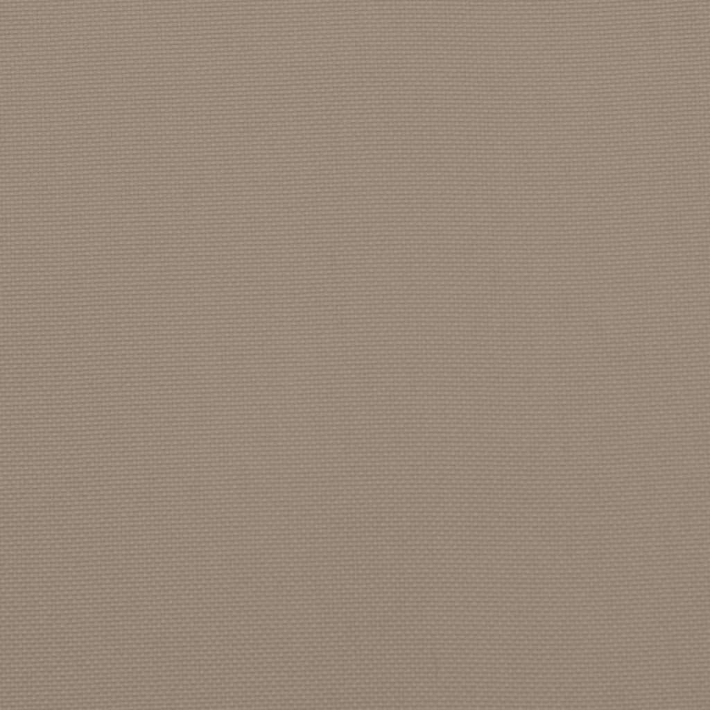 Pernă de paleți, gri taupe, 50x40x10 cm, material textil - Lando