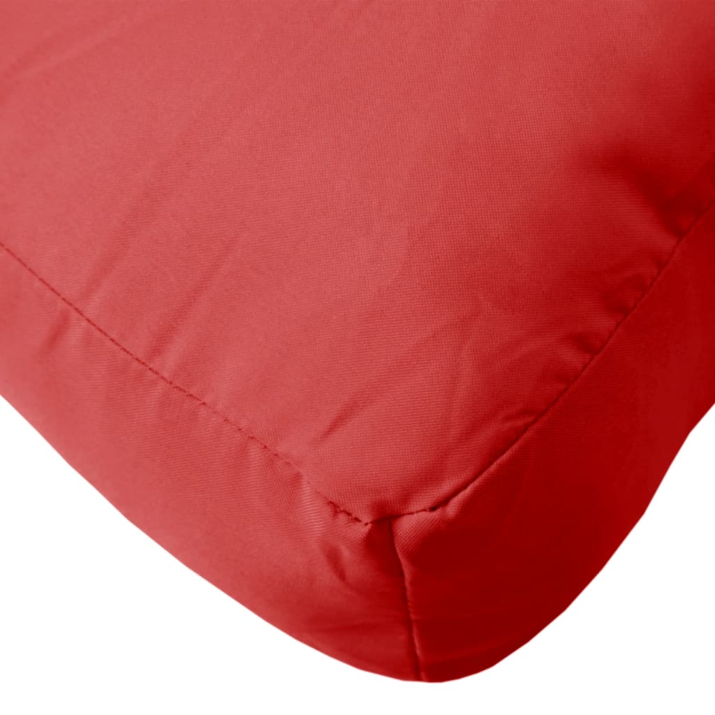 Pernă de paleți, roșu, 70x40x10 cm, material textil Lando - Lando