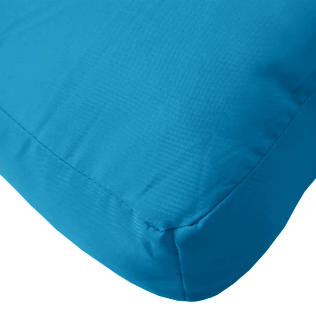 Pernă pentru paleți, albastru, 80x40x10 cm, material textil Lando - Lando