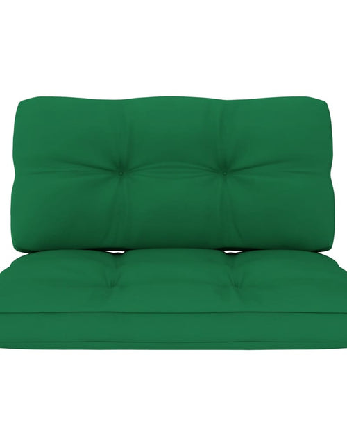 Загрузите изображение в средство просмотра галереи, Perne pentru canapea din paleți, 2 buc., verde Lando - Lando
