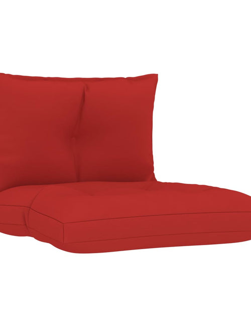 Încărcați imaginea în vizualizatorul Galerie, Perne de canapea din paleți, 2 buc. roșu, material textil Lando - Lando
