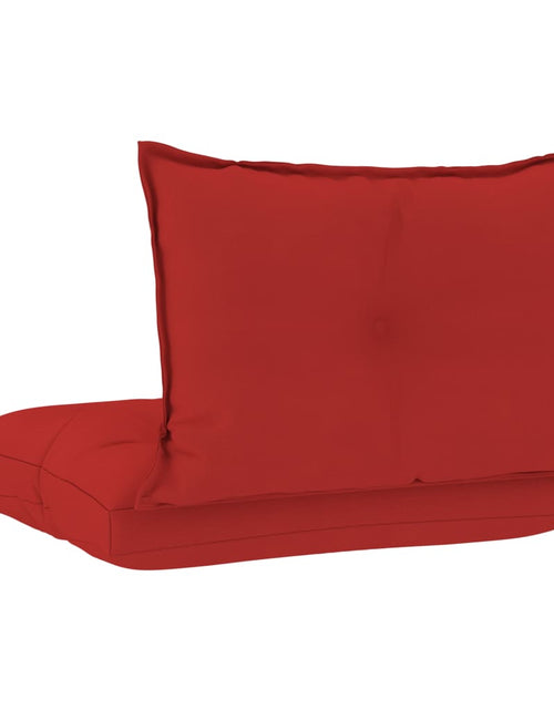 Загрузите изображение в средство просмотра галереи, Perne de canapea din paleți, 2 buc. roșu, material textil Lando - Lando
