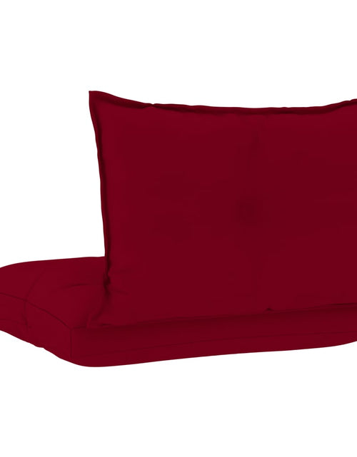 Загрузите изображение в средство просмотра галереи, Perne de canapea din paleți, 2 buc., roșu vin, material textil Lando - Lando
