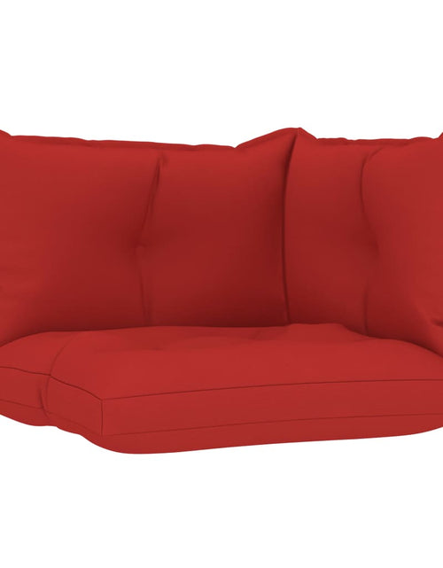 Încărcați imaginea în vizualizatorul Galerie, Perne pentru canapea din paleți 3 buc, roșu, material textil Lando - Lando

