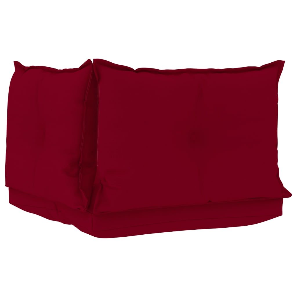 Perne pentru canapea din paleți 3 buc, roșu vin, textil Lando - Lando