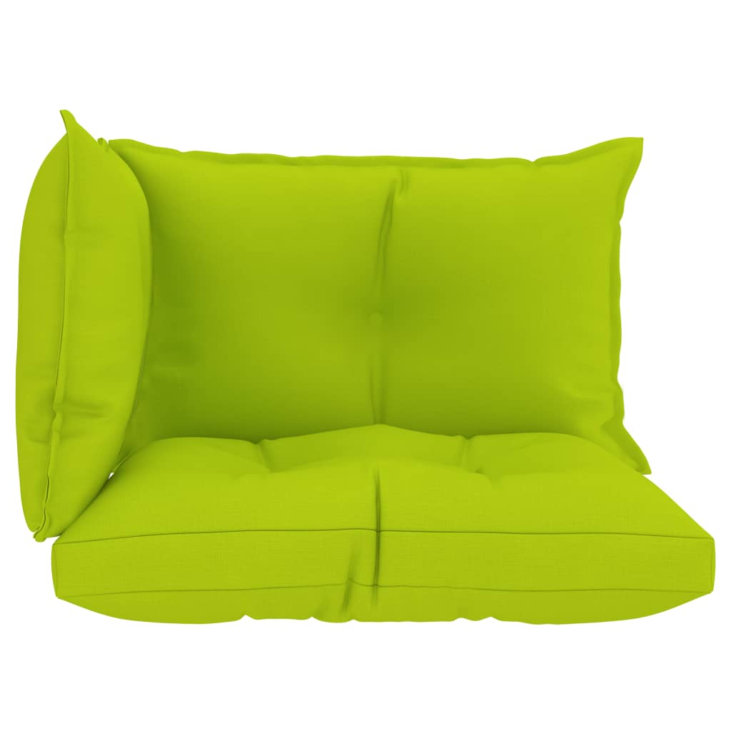Perne pentru canapea din paleți 3 buc, verde crud, textil Lando - Lando