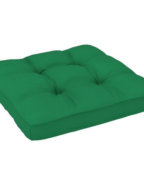 Загрузите изображение в средство просмотра галереи, Pernă pentru canapea din paleți, verde, 58 x 58 x 10 cm Lando - Lando
