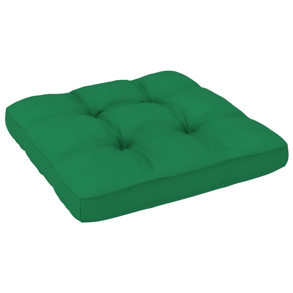 Pernă pentru canapea din paleți, verde, 58 x 58 x 10 cm Lando - Lando
