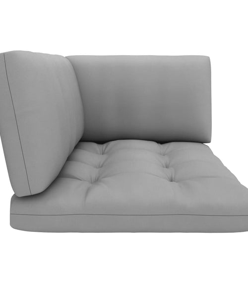 Încărcați imaginea în vizualizatorul Galerie, Lando-Perne de canapea din paleți, 3 buc., gri- mobila
