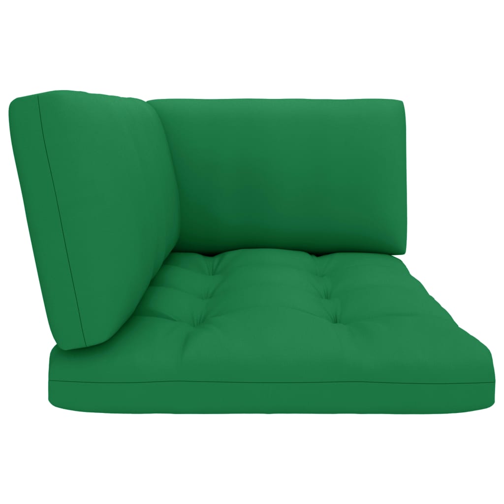 Perne pentru canapea din paleți, 3 buc., verde Lando - Lando