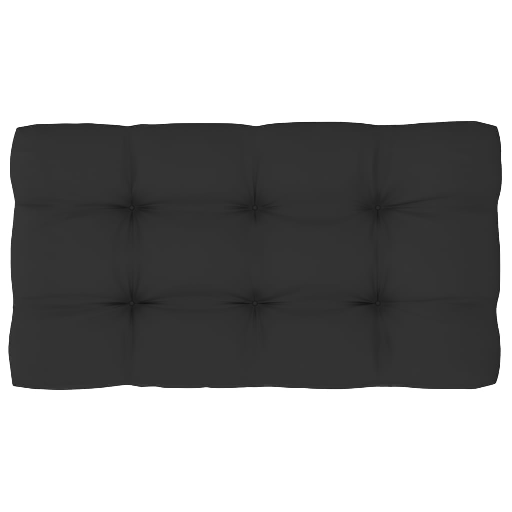 Lando-Perne pentru canapea din paleți, 3 buc., negru- mobila