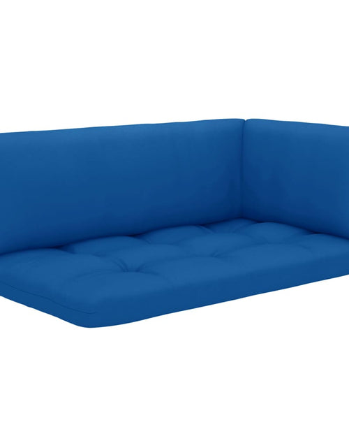 Încărcați imaginea în vizualizatorul Galerie, Perne pentru canapea din paleți, 3 buc., albastru regal Lando - Lando
