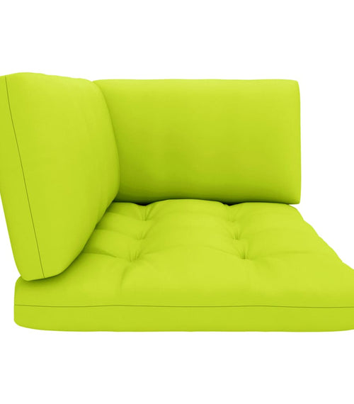 Încărcați imaginea în vizualizatorul Galerie, Lando-Perne pentru canapea din paleți, 3 buc., verde crud- mobila
