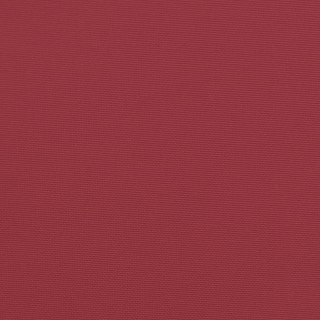 Pernă de paleți, roșu vin, 120x40x12 cm, material textil - Lando