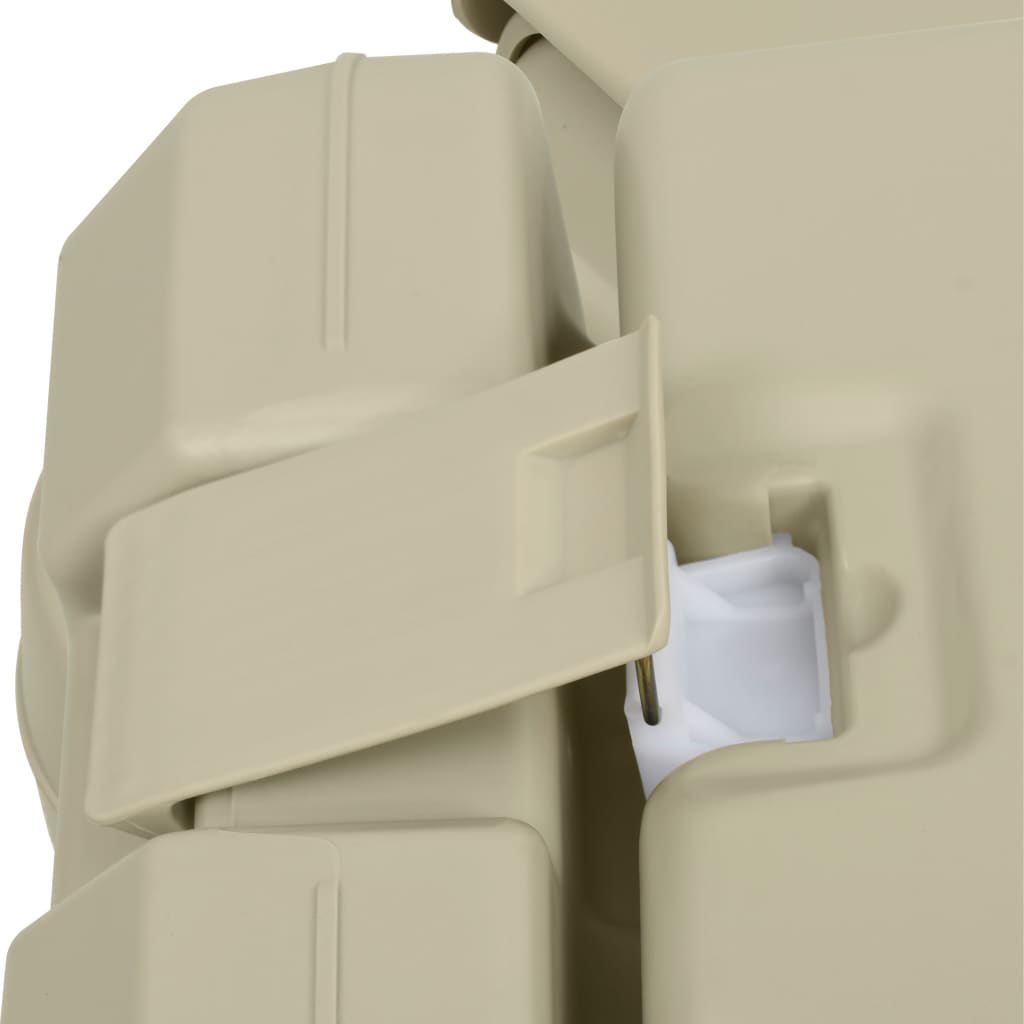 Set toaletă portabilă camping 10+10 L suport chiuvetă 20 L, gri Lando - Lando