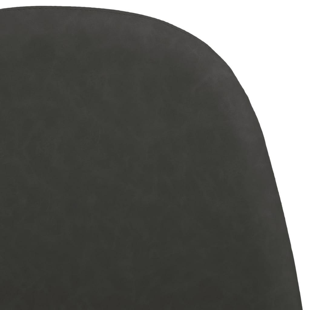 Scaune de bucătărie, 4 buc., negru, 45x53,5x83 cm, piele eco - Lando