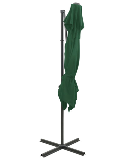 Загрузите изображение в средство просмотра галереи, Umbrelă suspendată cu înveliș dublu, verde, 250x250 cm Lando - Lando
