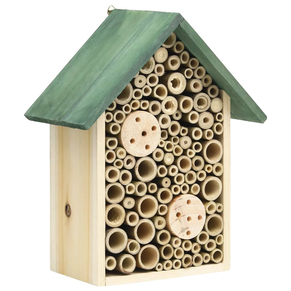 Casă pentru insecte, 2 buc., 23x14x29 cm, lemn masiv de brad Lando - Lando