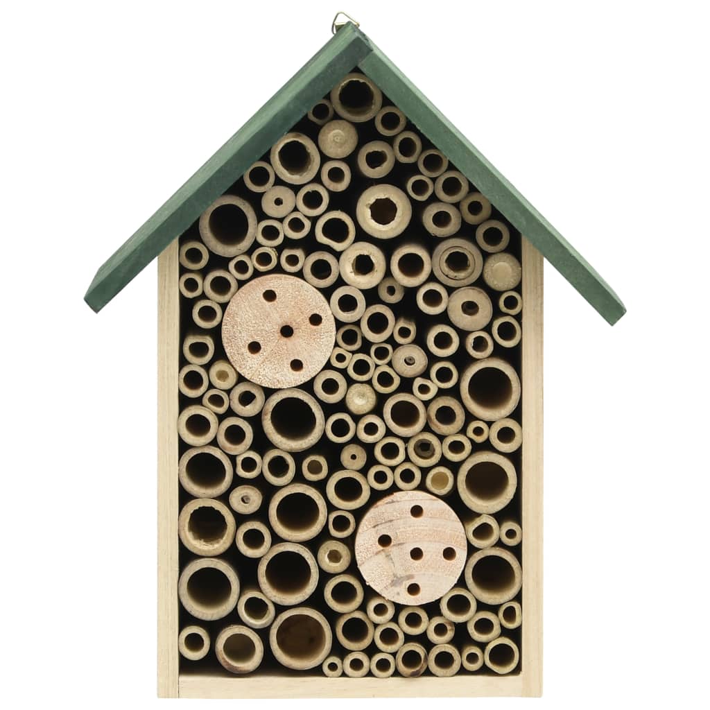Casă pentru insecte, 2 buc., 23x14x29 cm, lemn masiv de brad Lando - Lando