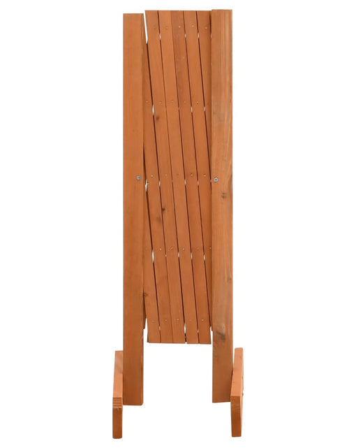 Încărcați imaginea în vizualizatorul Galerie, Gard cu zăbrele de grădină, portocaliu, 120x60 cm, lemn de brad Lando - Lando
