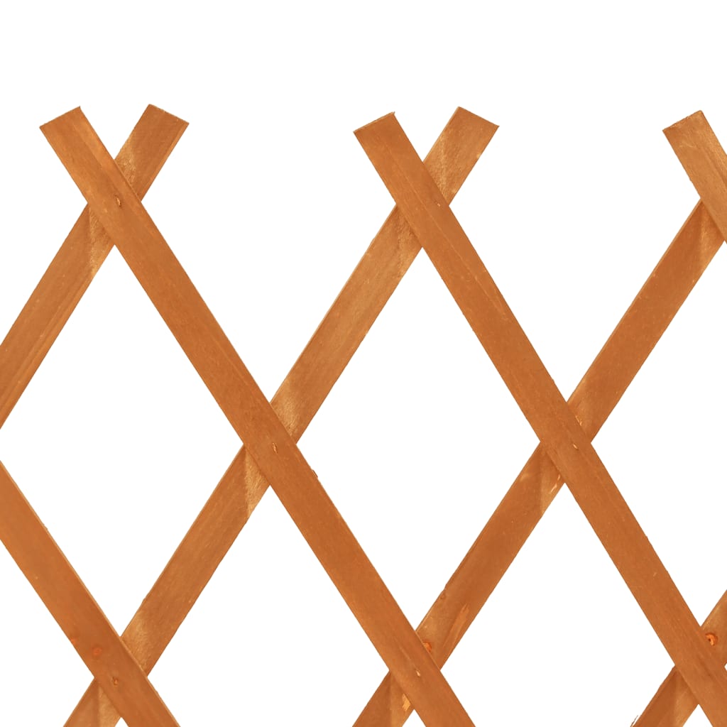 Gard cu zăbrele de grădină, portocaliu, 120x90 cm, lemn de brad Lando - Lando