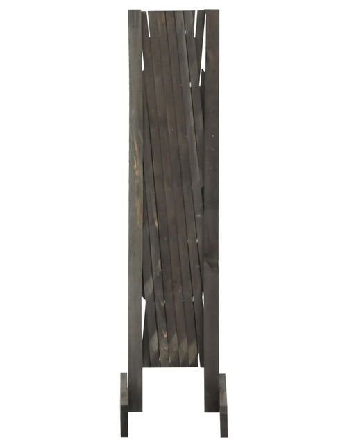 Încărcați imaginea în vizualizatorul Galerie, Gard cu zăbrele de grădină, gri, 120x90 cm, lemn masiv de brad. Lando - Lando
