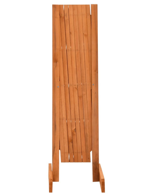 Încărcați imaginea în vizualizatorul Galerie, Gard cu zăbrele de grădină, portocaliu, 150x80 cm, lemn de brad Lando - Lando
