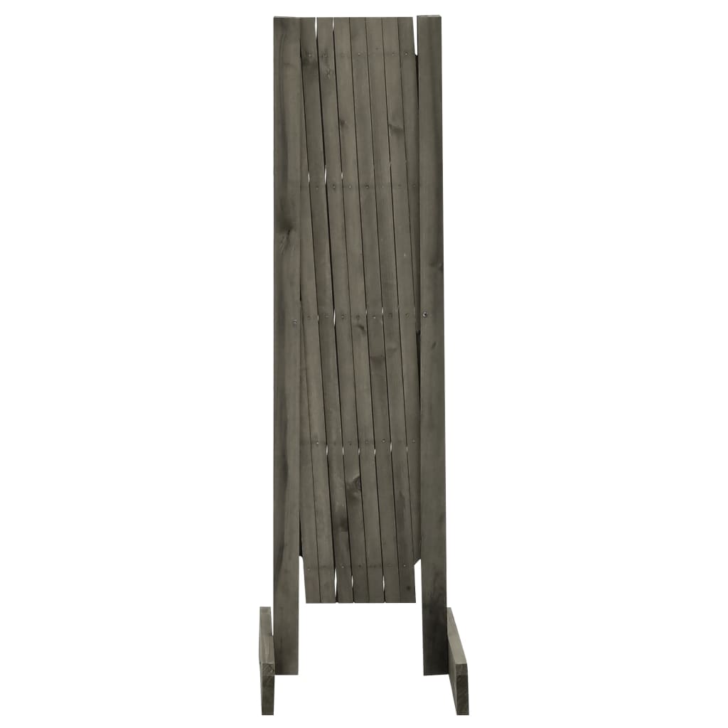 Lando-Gard cu zăbrele de grădină, gri, 150x80 cm, lemn masiv de brad- lando.md