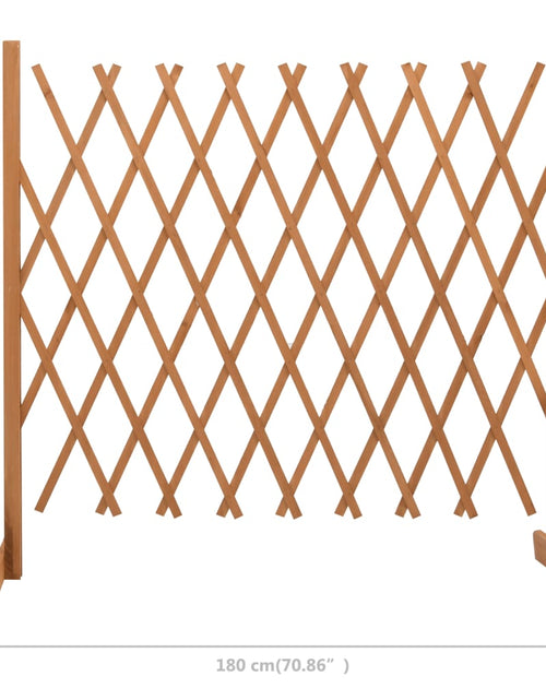 Загрузите изображение в средство просмотра галереи, Gard cu zăbrele de grădină, portocaliu, 180x100 cm, lemn brad Lando - Lando
