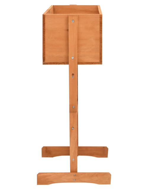 Загрузите изображение в средство просмотра галереи, Jardinieră cu spalier, portocaliu, 45x30x74 cm, lemn masiv brad. Lando - Lando
