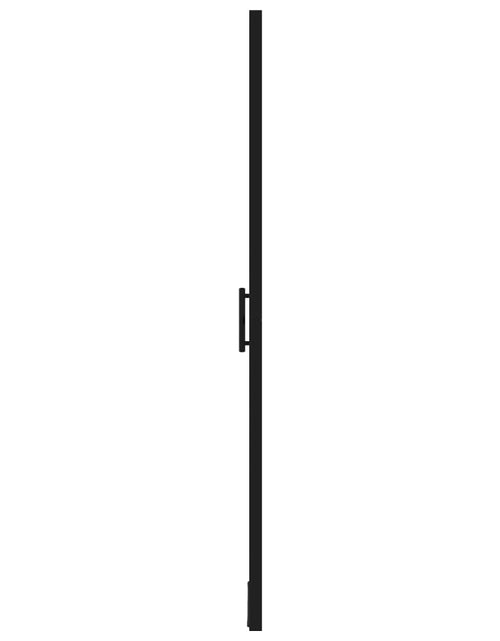 Загрузите изображение в средство просмотра галереи, Ușă de duș, negru, 81 x 195 cm, sticlă securizată - Lando
