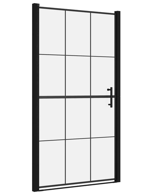Încărcați imaginea în vizualizatorul Galerie, Ușă de duș, negru, 100 x 178 cm, sticlă securizată - Lando
