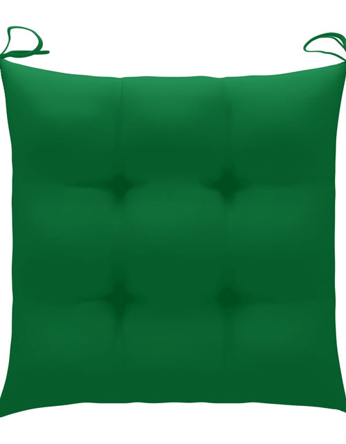 Încărcați imaginea în vizualizatorul Galerie, Perne de scaun, 2 buc, verde, 50 x 50 x 7 cm, textil Lando - Lando

