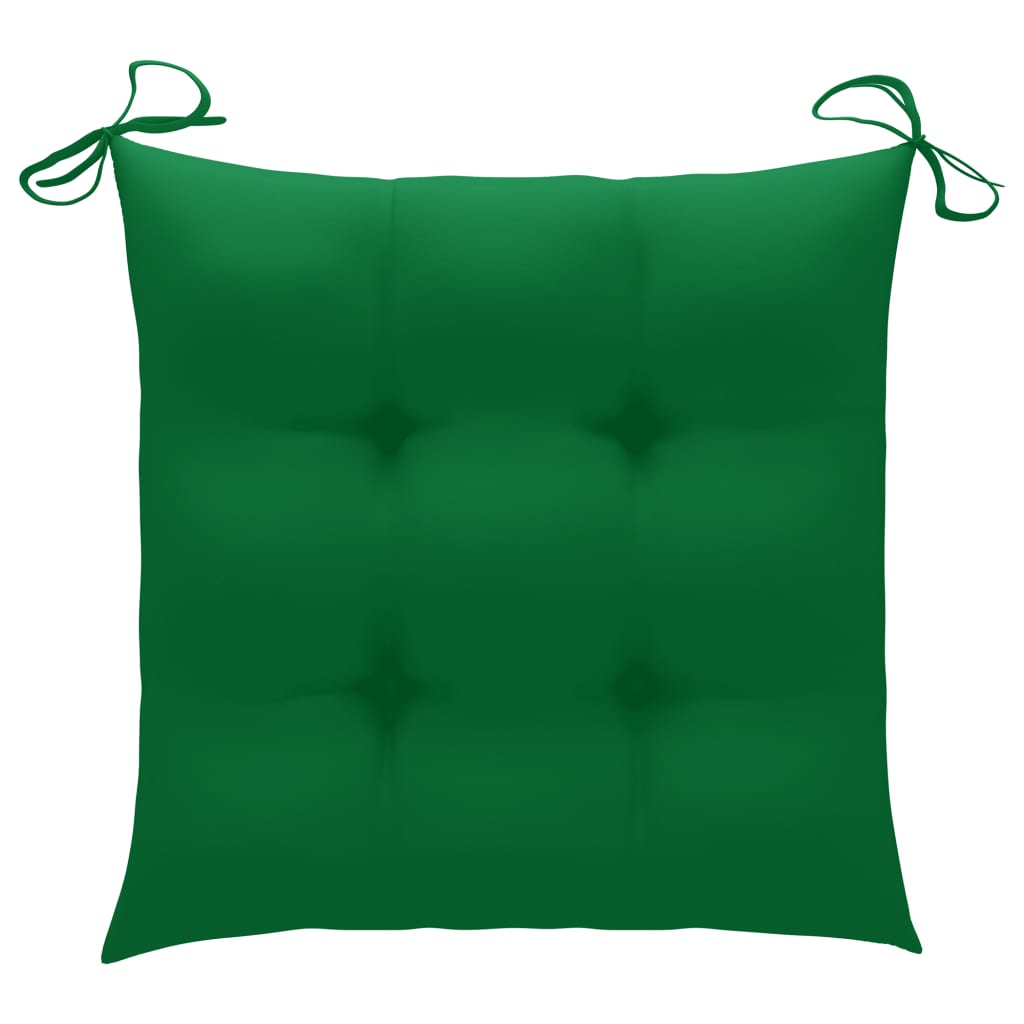 Perne de scaun, 2 buc, verde, 50 x 50 x 7 cm, textil Lando - Lando